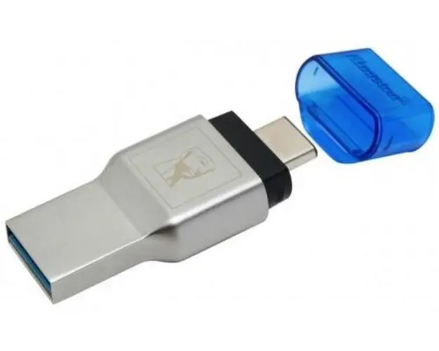 Card Reader Kingston MobileLite Duo 3C FCR-ML3C, USB 3.1 (Argintiu)