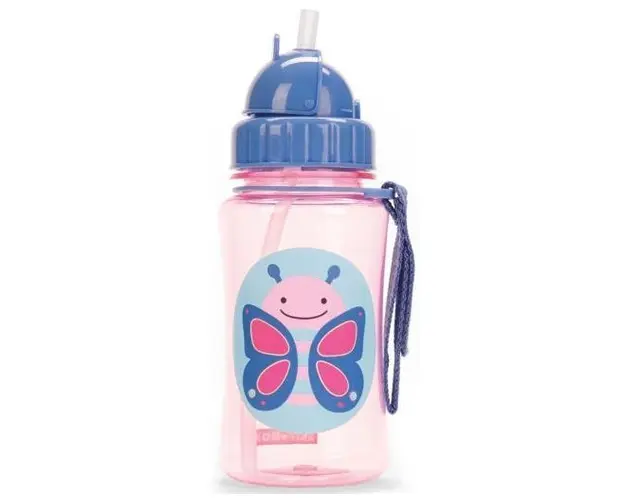 Sticluta cu pai SKIP HOP Fluturas (Multicolor)