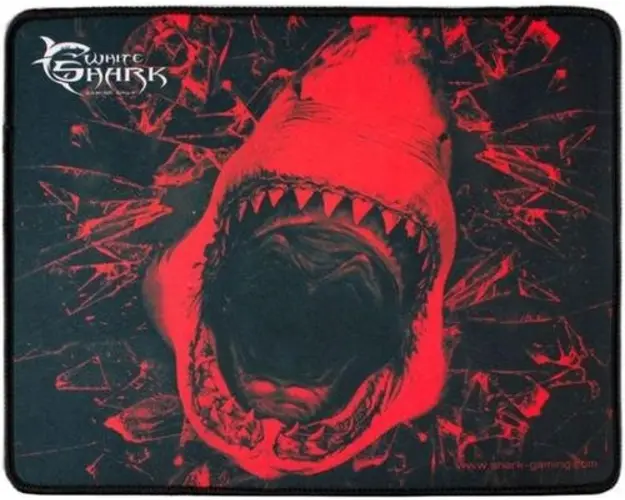 Mouse Pad Gaming White Shark Skywalker, L (Negru/Rosu)