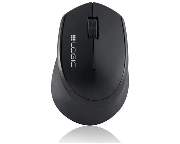 Mouse Wireless Logic LM-2A, 1200 DPI (Negru)