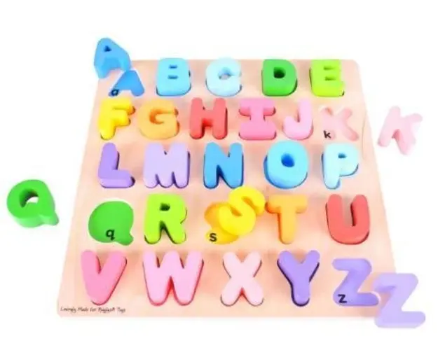 Puzzle colorat BigJigs (Multicolor)