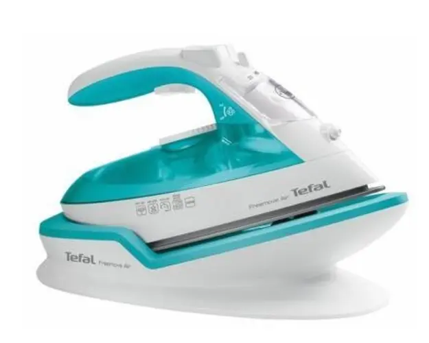 Fier de calcat fara fir Tefal Freemove Air FV6520E0, 2400 W (Alb/Albastru)