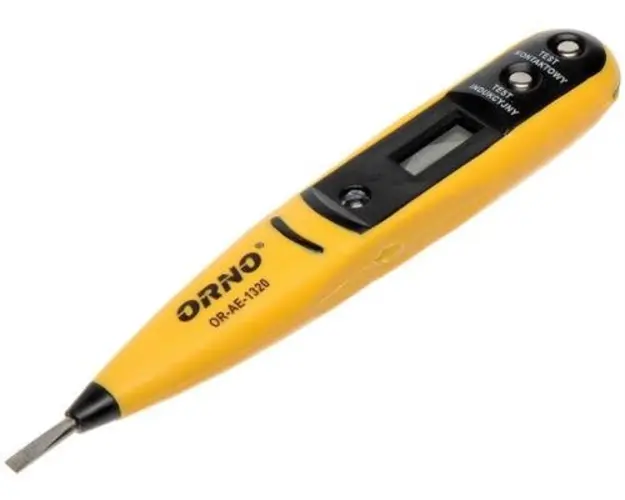 Tester electric universal cu afisaj Orno OR-AE-1320 (Galben)