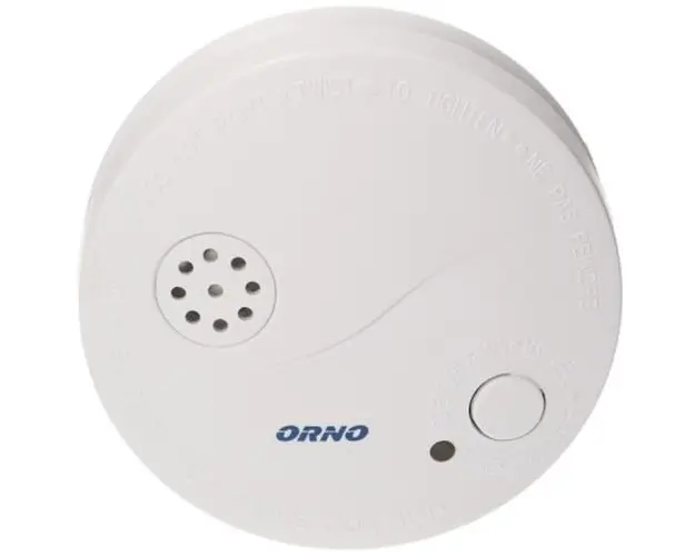 Detector de fum cu baterii Orno OR-DC-609 (Alb)