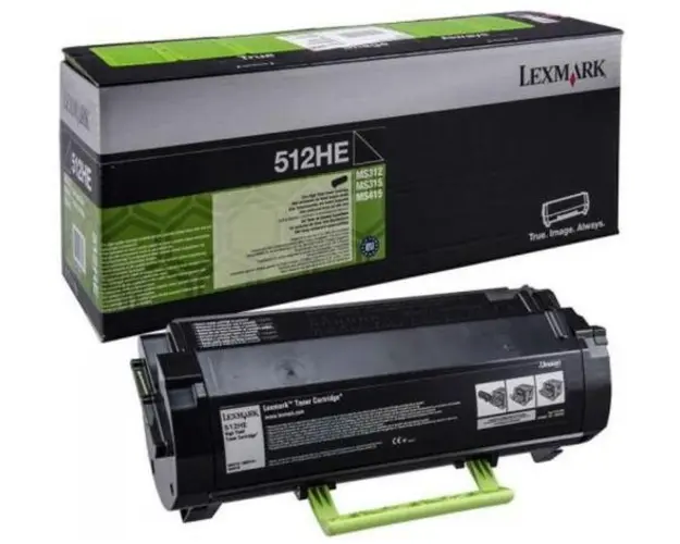Toner Lexmark 51F2H0E, acoperire aprox. 5000 pagini (Negru) 