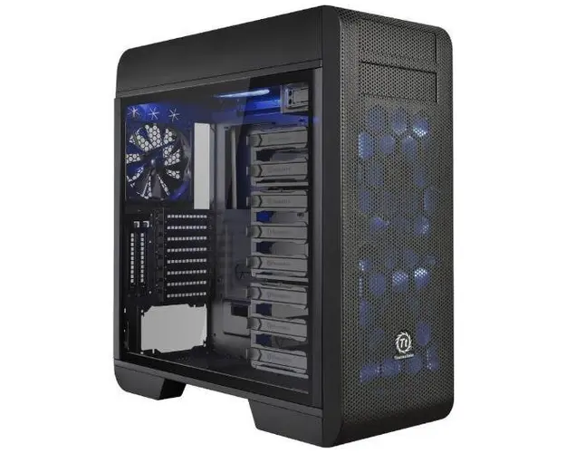 Carcasa Thermaltake Core V71 Black Tempered Glass Edition (Negru)