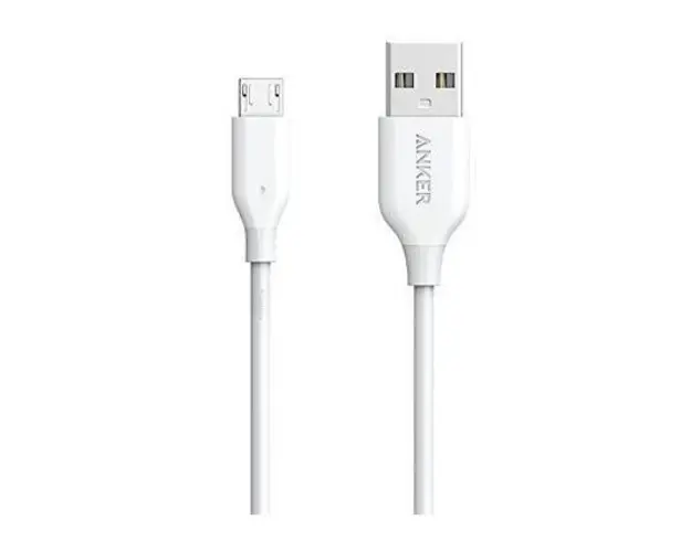 Cablu de date Anker PowerLine Micro USB, 1 metru (Alb)