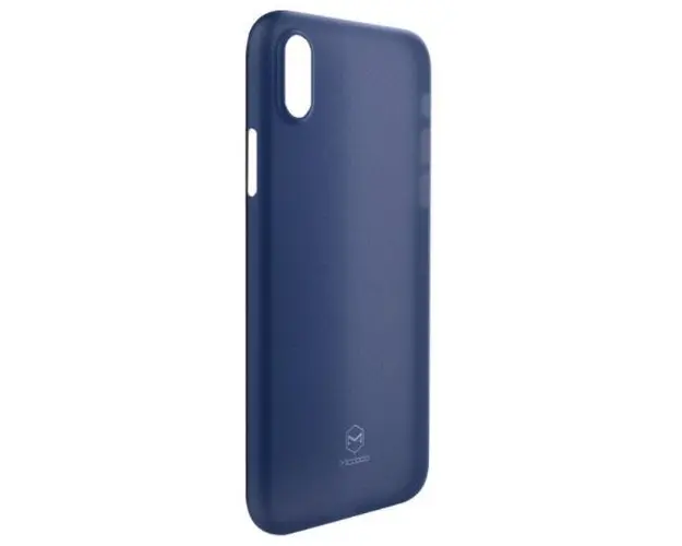 Protectie spate Mcdodo Ultra Slim Air pentru iPhone X, 0.3mm (Transparent/Albastru)