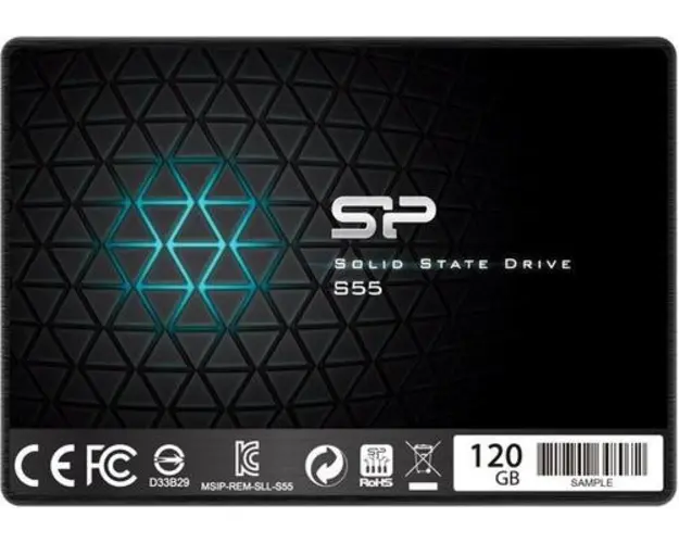 SSD Silicon Power Slim S55 Series, 120GB, 2.5inch, Sata III 600 