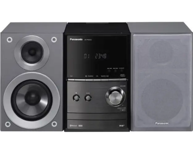 Micro Sistem Audio Panasonic SC-PM602EG-S, 40W, USB, Bluetooth (Argintiu)