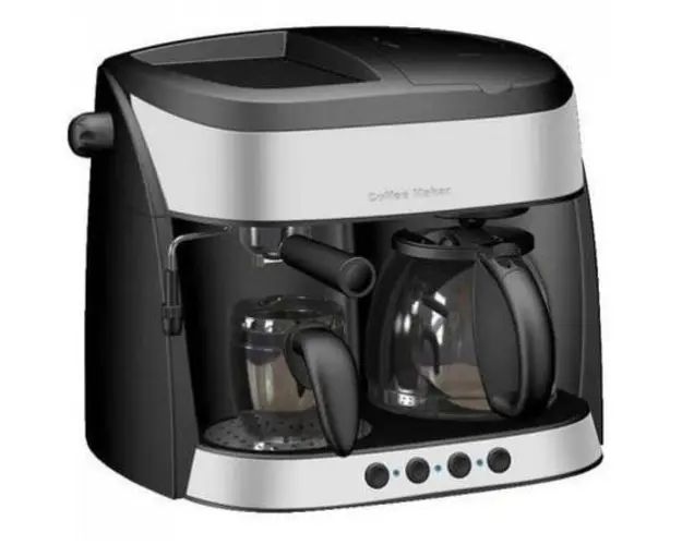 Espressor cu pompa Studio Casa SC425, 15 Bari, 3 in 1, 1.25 L (Negru)