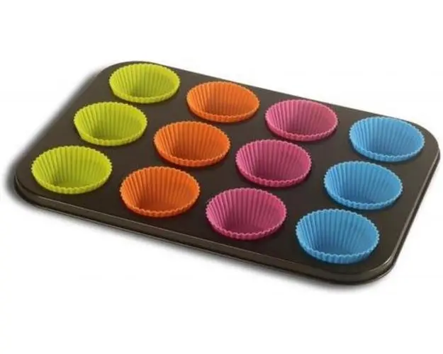 Tava Briose cu 12 forme de silicon Vanora VN-SL-3001A