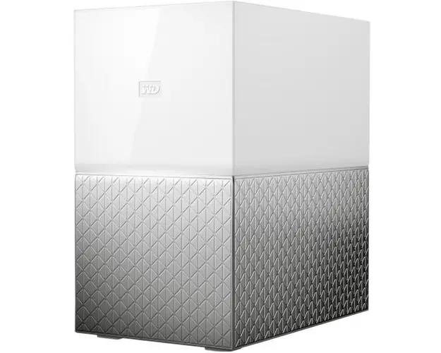 NAS Western Digital My Cloud Home WDBMUT0120JWT-EESN, 2 Bay-uri, Gigabit, Quad Core, 1.4 GHz, 1 GB RAM (Alb)