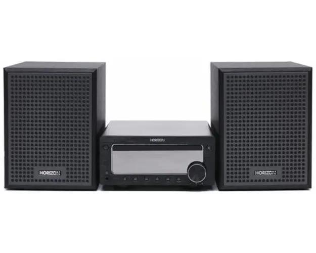 Micro Sistem Audio Horizon HAV-M7700, 50 W, Bluetooth, USB, Radio FM, AUX, Telecomanda (Negru)