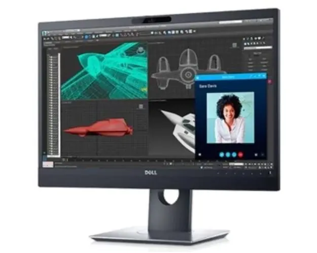 Monitor IPS LED Dell 23.8inch P2418HZM, Full HD (1920 x 1080), VGA, HDMI, DisplayPort, Boxe, Pivot, 6 ms (Negru)