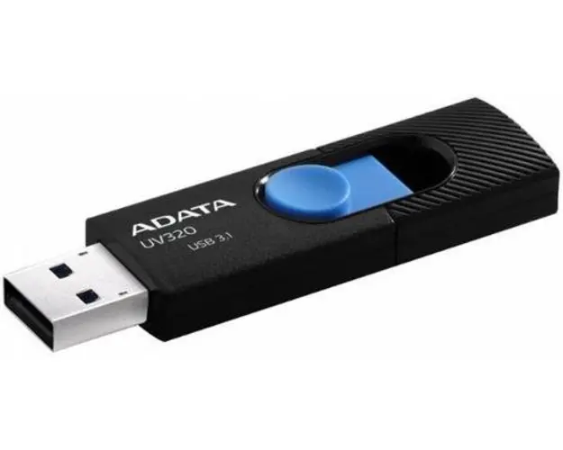 Stick USB A-DATA UV320 32GB, USB 3.1 (Negru/Albastru)