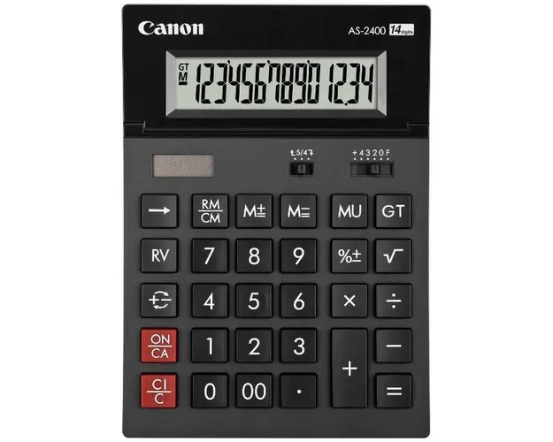 Calculator de birou Canon AS-2400 (Negru)