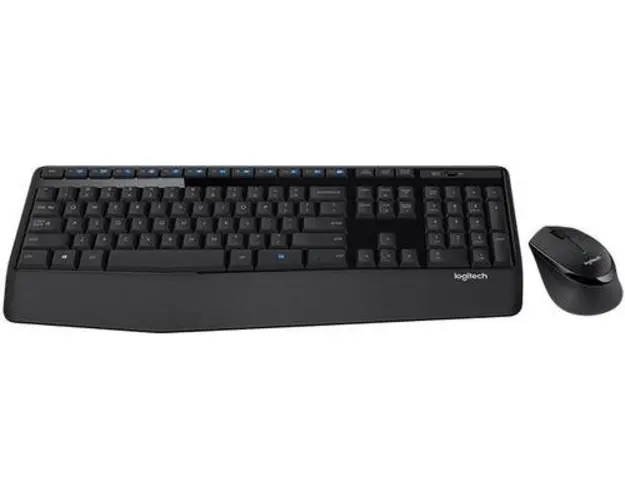 Kit Tastatura Logitech si Mouse Wireless Combo MK345 (Negru)