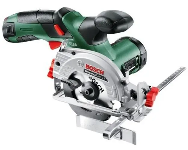 Fierastrau circular cu acumulator Bosch UniversalCirc 12, 1400 rpm, 12 V, Li-ion, 2.5 Ah