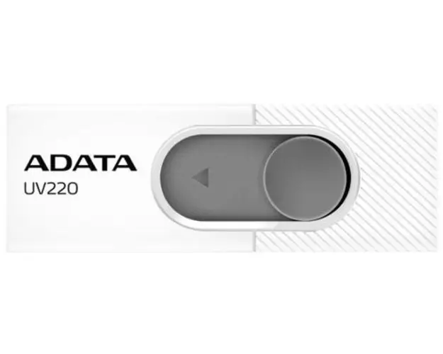 Stick USB A-DATA UV220, 32GB, USB 2.0 (Alb/Gri)
