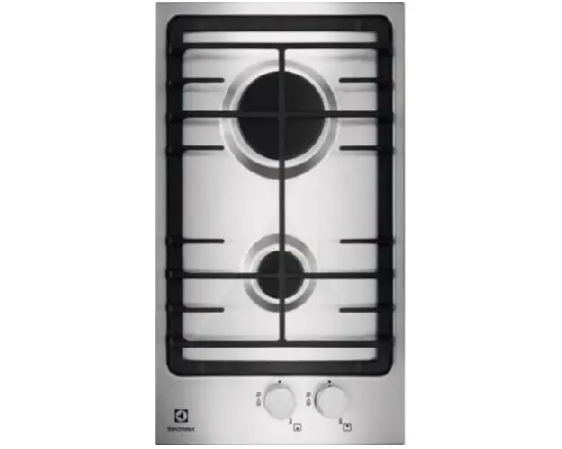Plita incorporabila pe gaz domino Electrolux EGG3322NVX, 2 arzatoare (Inoz)