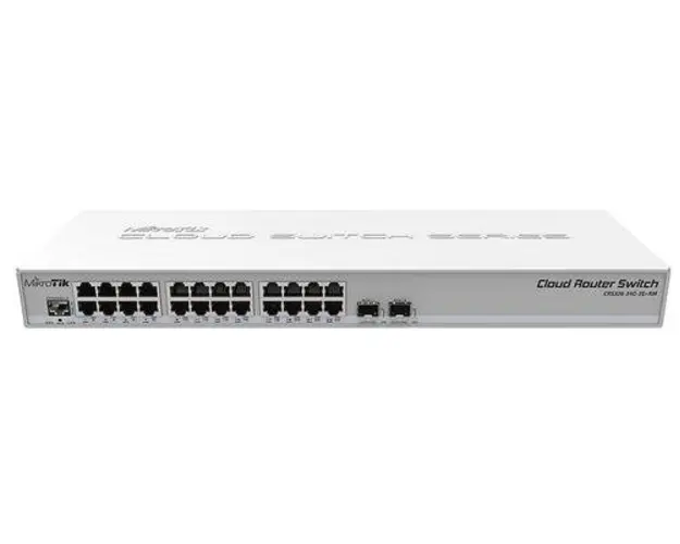 Switch MikroTik CRS326-24G-2S+RM, Gigabit, 24 Porturi