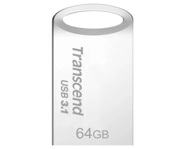 Stick USB Transcend JetFlash 710, 64GB, USB 3.1 (Argintiu)