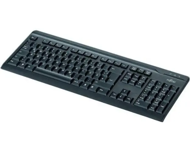 Tastatura Fujitsu KB410, USB, US layout (Negru)