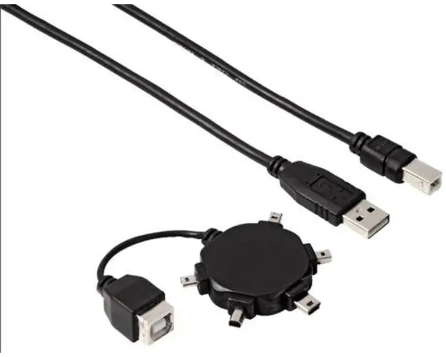 Adaptor Hama 39733 Multi Mini-USB (Negru)