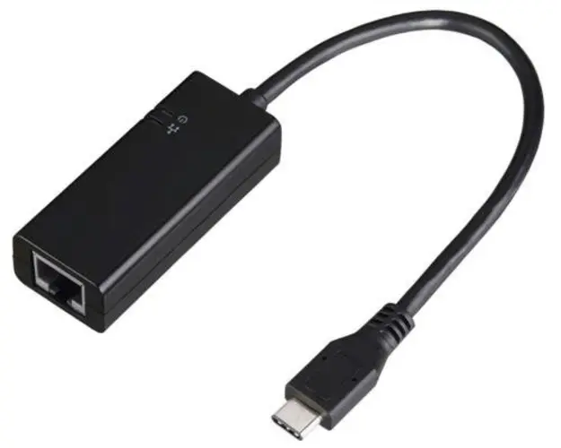 Placa de retea Hama 53190, RJ45, USB-C (Negru)