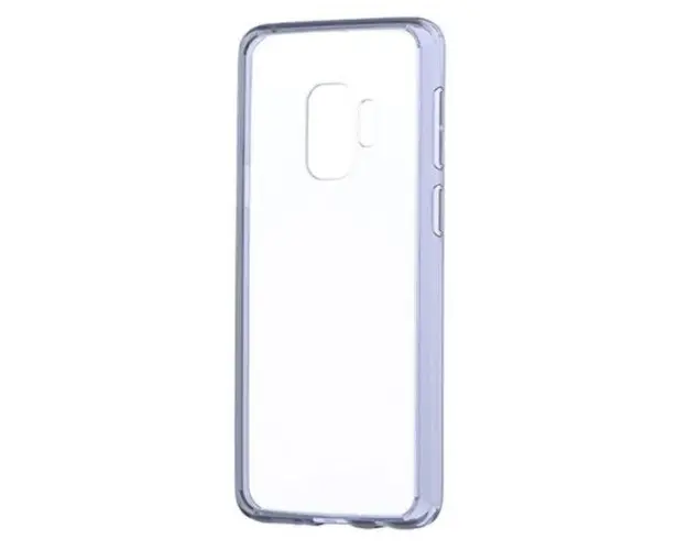 Protectie Spate Devia Drop Resistance Gun pentru Samsung Galaxy S9 (Transparent/Fumuriu)