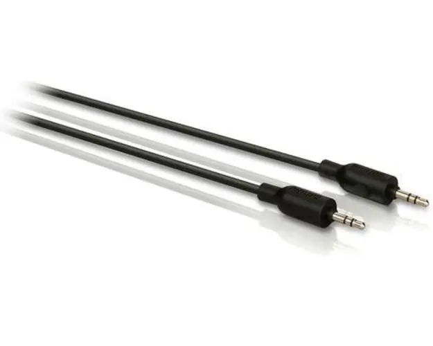 Cablu Audio Philips SWA2533W/10, Jack 3.5mm - Jack 3.5 mm, 3 m (Negru)