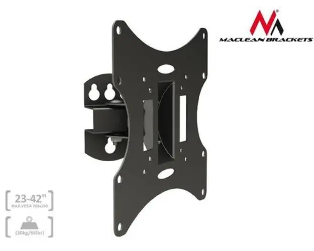 Suport Perete Maclean MC-501B, 23inch - 42inch, 30 Kg (Negru)