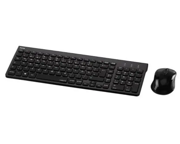 Kit Tastatura + Mouse Hama Trento, Wireless (Negru)