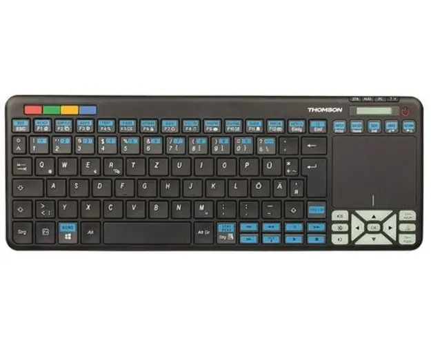 Tastatura Smart TV Thomson R9132700 4-in-1 Universal pentru Sony, Wireless (Negru)