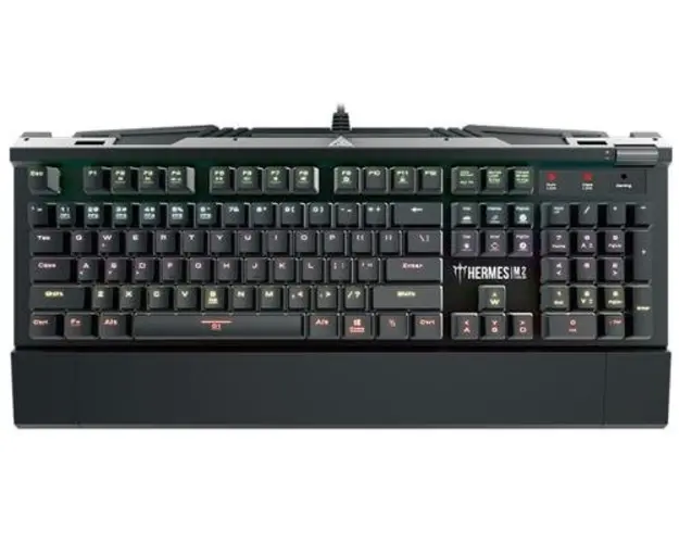 Tastatura Gaming Gamdias Hermes M2, Optical Brown (Negru/Argintiu)