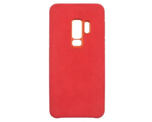 Protectie Spate Just Must Origin Fiber pentru Samsung Galaxy S9 Plus (Rosu)