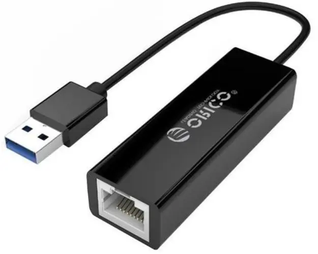 Placa de retea Orico UTJ-U3, USB 3.0 (Negru)