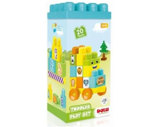 Cuburi de construit DOLU D5023, 20 piese 