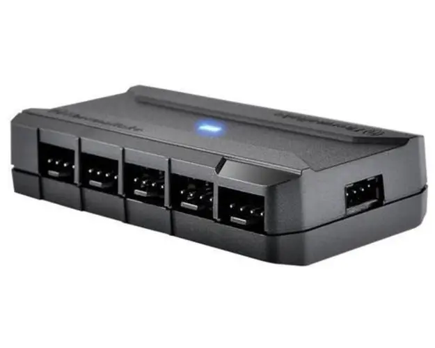 Hub porturi pentru ventilatoare PWM Thermaltake Commander FP, 10 porturi 3pin/4pin