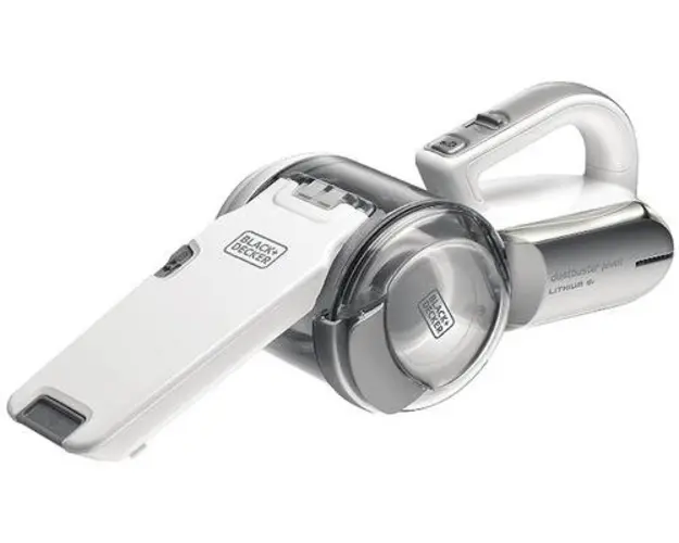 Aspirator Black+Decker Dustbuster Pivot PV1820L, Cap rotabil, 35 W, 0.44 L (Alb)