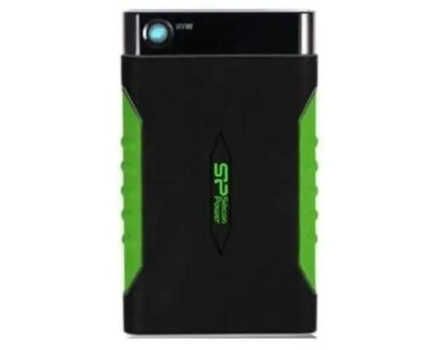 HDD Extern Silicon Power Armor A15, 1TB, USB 3.0 (Negru/Verde)