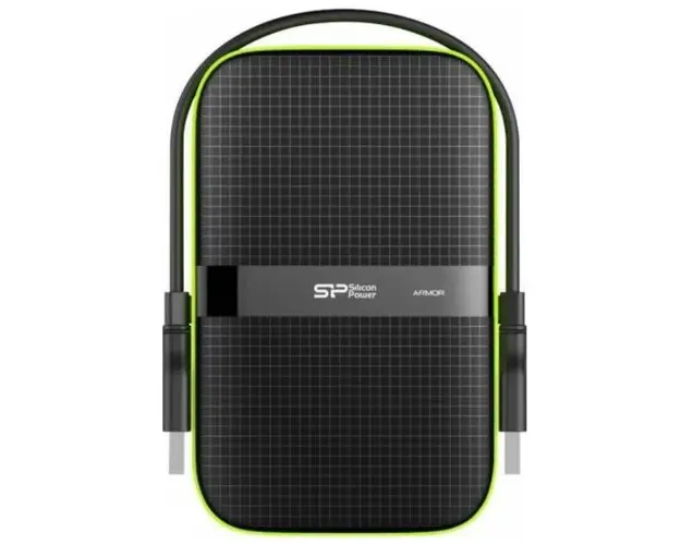 HDD Extern Silicon Power Armor A60, 2.5inch, 2TB, USB 3.0 (Negru)