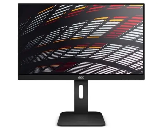 Monitor IPS LED AOC 24inch X24P1, 1920 x 1200, VGA, DVI, HDMI, DisplayPort, Boxe, Pivot, 4 ms (Negru)