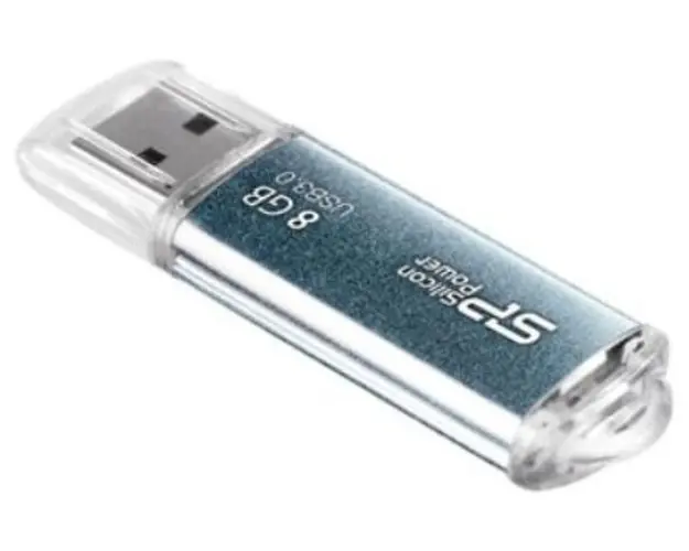 Stick USB Silicon Power Marvel M01, 8GB, USB 3.0 (Albastru)