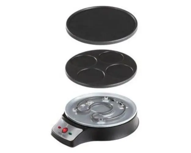 Aparat pentru preparat clatite DomoClip DOC143 (Negru/Gri)