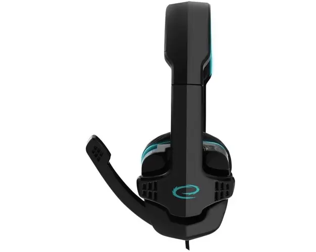 Casti Stereo Esperanza Raven EGH310B, Microfon (Negru/Albastru)