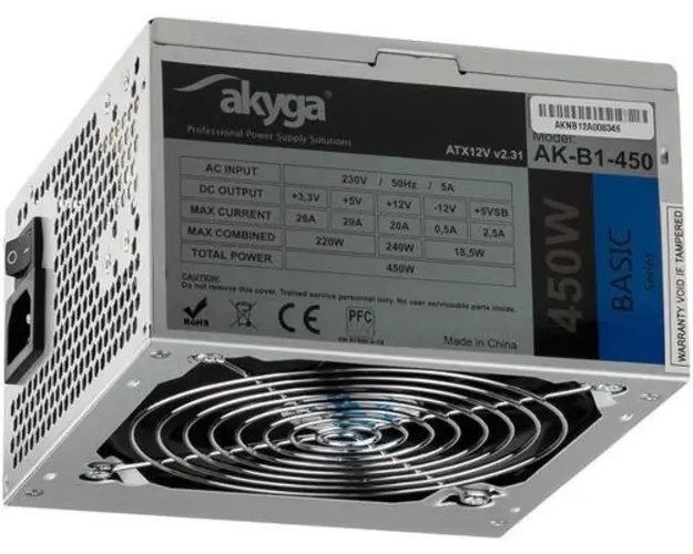Sursa Akyga Basic AK-B1-450, 450W, ATX