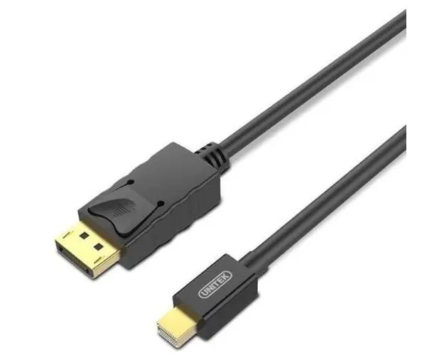 Cablu Monitor Unitek Y-C611BK, miniDisplayPort - DisplayPort, 2 m (Negru)