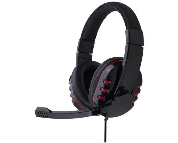 Casti Gaming Stereo Gembird GHS-402, Microfon (Negru/Rosu)